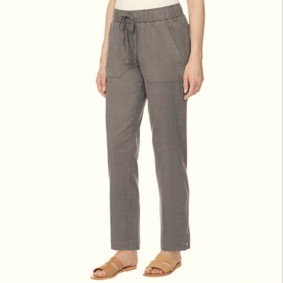 Buffalo David Bitton Tencel Pants Womens XL Grey Pull On Pant - Picture 4 of 11